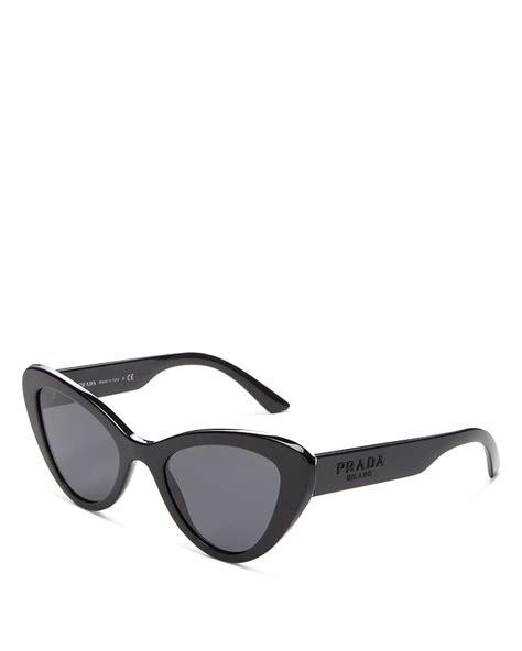 prada 57mm irregular catwalk sunglasses|prada 52mm cat eye sunglasses.